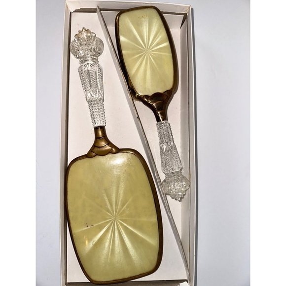 None Accessories Antique Victorian Brush And Mirror Set Rare Poshmark